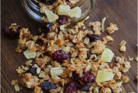 Homemade Crockpot Granola with Sweet Dried Fruit