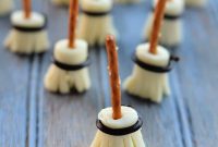 Bewitching Pretzel Broomsticks