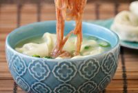 Comforting Miso Wonton Noodle Soup