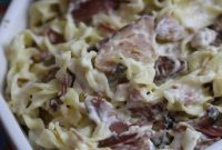 Creamy Slow Cooker Ham and Swiss Casserole