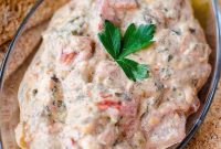 Fiesta Slow Cooker Spinach Dip