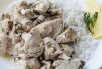 Easy Slow Cooker Lemon Chicken