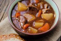 Rich & Hearty Slow Cooker Guinness Beef Stew