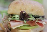 Garlic Aioli Ham and Swiss Ciabatta