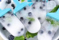 Blueberry Mojito Cocktail Pops