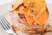 Creamy Slow Cooker Ham and Potato Gratin