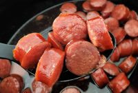 Crockpot Brown Sugar Kielbasa Bites