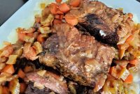 Crockpot Port Wine Braised Short Ribs