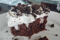 Ultimate Oreo Poke Cake