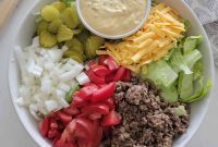 Burger Bliss in a Bowl Big Mac Salad