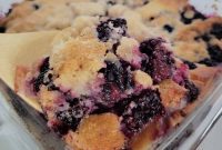 Effortless Bisquick Blackberry Cobbler