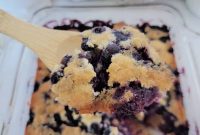 Easy Blueberry Bisquick Cobbler