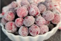 Quick and Easy Sugared Cranberries