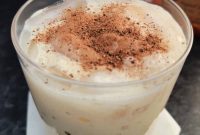 Simple Amaretto Eggnog Cocktail
