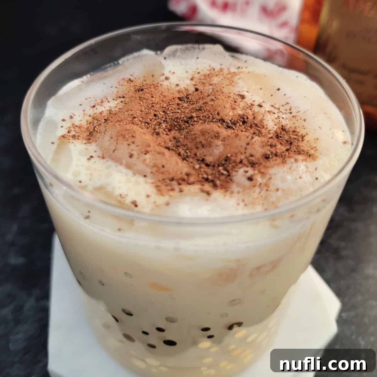 Simple Amaretto Eggnog Cocktail 1 featured 151285