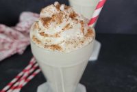 Creamy 3-Ingredient Eggnog Shake