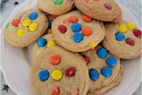 Chewy M&M Cookie Delights