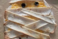Quick & Creepy Mummy Quesadillas A Halloween Hit