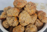 Easy Four-Ingredient Cheddar Bay Sausage Bites