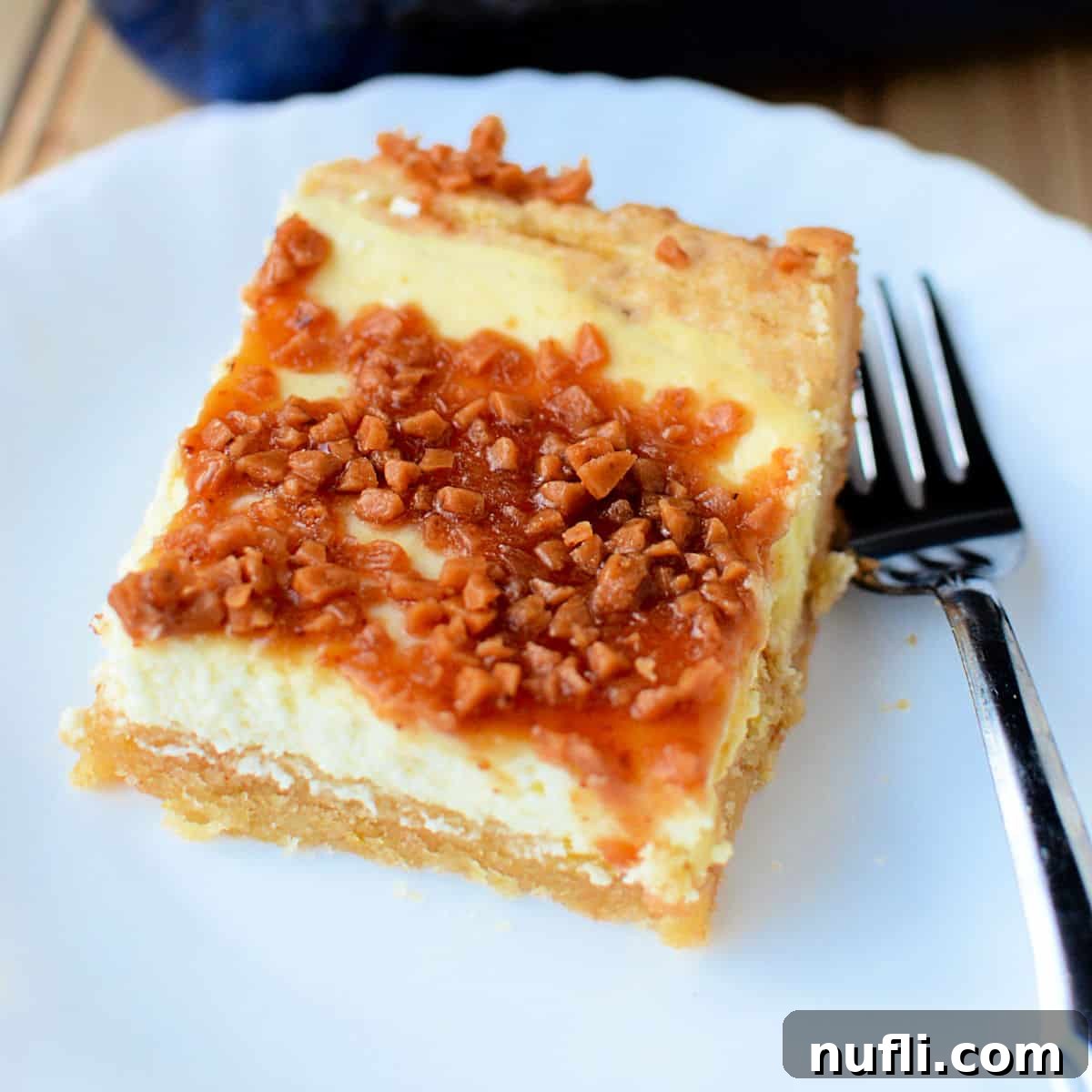 Decadent Creme Brulee Cheesecake Bars 1 featured 5540