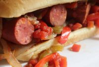 Easy Slow Cooker Cajun Smoked Sausage Po’Boys