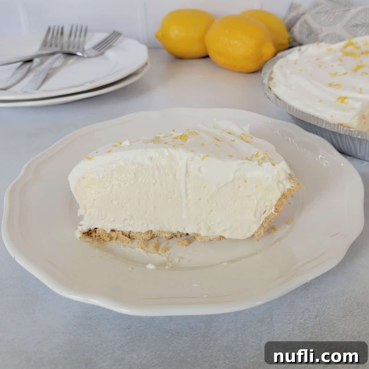 Sunshine Lemon Icebox Pie 1 featured 62546