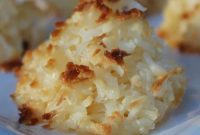 Easy 2 Ingredient Coconut Macaroon Cookies Recipe