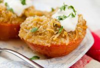 Slow Cooker Stuffed Tomatoes