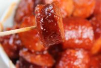 Zesty Slow Cooker Spicy BBQ Kielbasa
