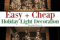 Crafting a Christmas Tree from a Tomato Cage