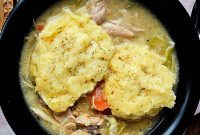 Comforting Slow Cooker Chicken and Dumplings