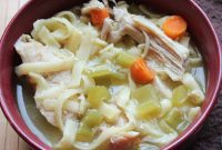 The Ultimate Crockpot Chicken Noodle Soup