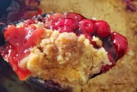 Easy Crock Pot Cherry Dump Cake Recipe