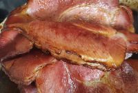 Sticky Honey Bourbon Glazed Ham