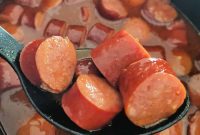Easy Crock Pot Beer Barbecue Kielbasa