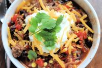 Slow Cooker Spicy Taco Soup