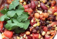 Plant-Powered Three Bean Slow Cooker Chili