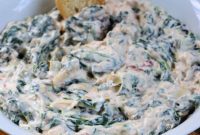 Luscious Spinach Artichoke Dip