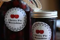 Homemade Slow Cooker Cherry Pie Moonshine