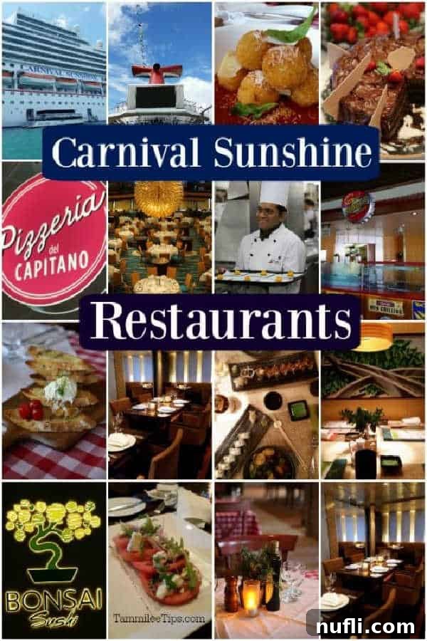 Carnival Sunshine Dining Guide 1 featured 92817