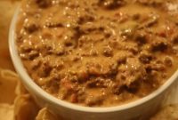 Easy Crock Pot Chili Cheese Dip