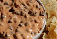 Irresistible Slow Cooker Black Bean Queso Dip