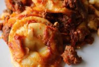Easy Crockpot Ravioli Lasagna
