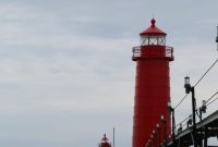 Grand Haven Lighthouse and Pier Winter Views