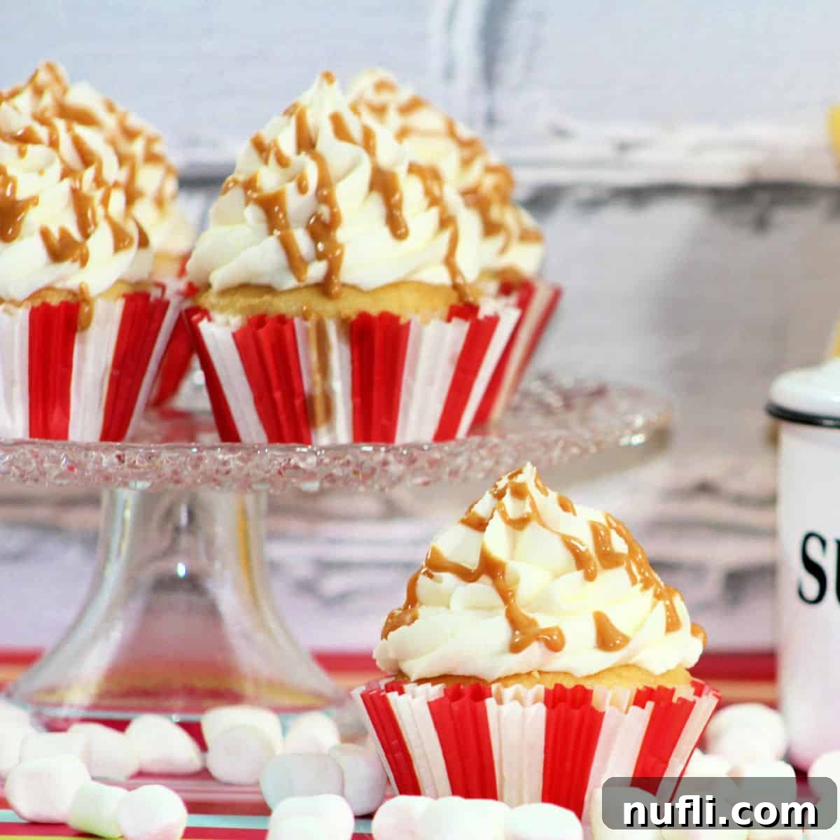 Peanut Butter Marshmallow Cloud Cupcakes 1 featured 98163