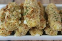 Crispy Homemade Baked Mozzarella Sticks