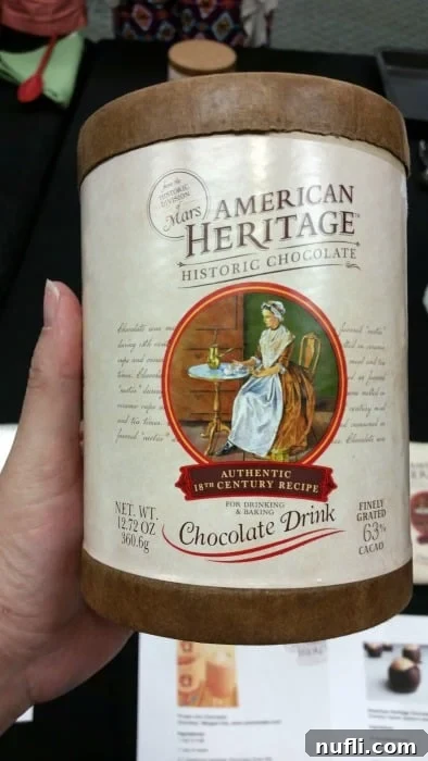 American Heritage Historic Chocolate Container 