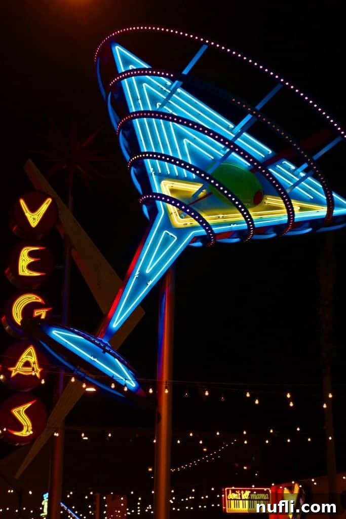 Vegas and Glass on Fremont Street - Iconic downtown Las Vegas scene with a vibrant glass art display under the canopy