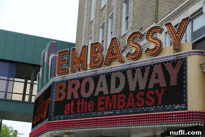 Experience Fort Wayne Indiana 9 Embassy theater sign