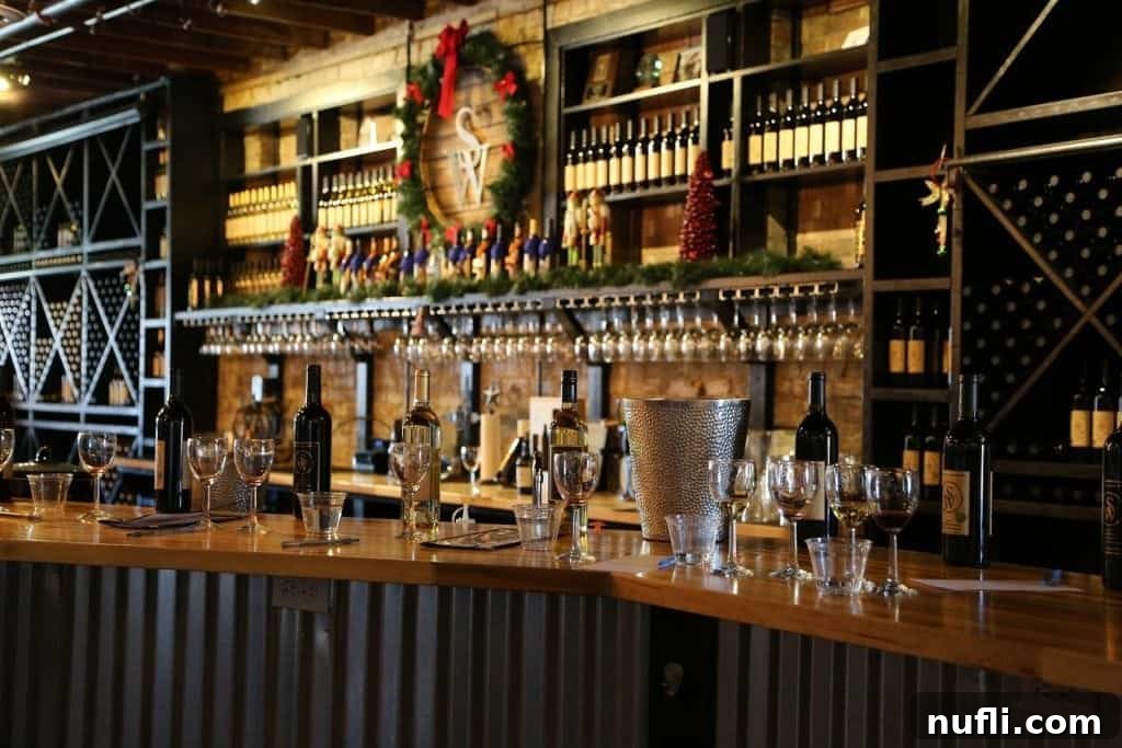 The elegant exterior of S&W Winery, a perfect setting for a wine tasting in Grapevine.